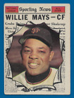 1961 Topps Willie Mays ALL-STAR Card High #579 San Francisco Giants VG