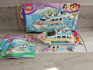 Lego Friends Dolphin Cruiser 41015 (Retired) 99.99% Complete Box, Manuals
