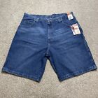 Wrangler Mens Jeans Size 42 Blue Carpenter Denim Shorts Fade Wash  64WC2AI