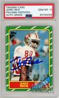 Jerry Rice 1986 Topps Autograph Rookie Card #161 PSA/DNA 10
