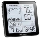2180 Weather Station with Atomic Clock Indoor Outdoor Thermometer Wireless W