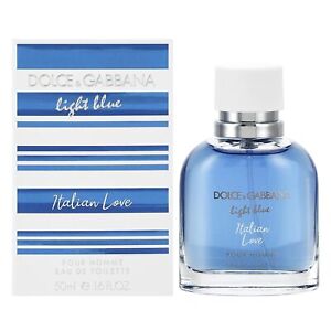 Dolce & Gabbana Light Blue Italian Love 1.6/1.7 oz Eau De Toilette 50 ml Men