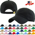 Cotton Cap Baseball Caps Hat Adjustable Polo Style Washed Plain Solid Visor