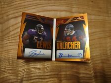2023 Leaf History Book Ray Lewis Brian Urlacher MATCH BOOK AUTO 15/25 BEARS RAVE