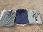 Stitch Golf Men’s polo Shirts Size L - Lot Of 3 New With Tags