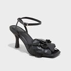 Women's Antonette Heels - A New Day Black 6.5