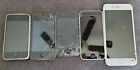 LOT OF 10 iPhone LG Samsung Mixed Phone CRACKED FOR PARTS UNTESTED