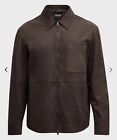 New $ 7950 Mens Zegna Brown Leather Nubuck 50R