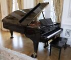 Stunning showroom Ready Schimmel Model 256 Grand Piano Polished Ebony Made 1992