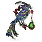 Luxury Bird Brooch Fashion Rhinestone Party Pin Unisex Women Animal Jewelry Gift