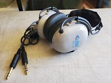 Great Cond Aviation Headphones Soft Comm C-40 Pro-AM Stereo Headset w Two Way