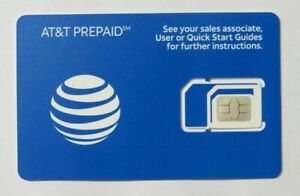 AT&T Prepaid Sim Card (30% off 1st month payment with new activation)