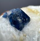 New Listing170 Ct Extremely Ultra Rare Top Blue Spinel Crystals On Matrix From Pakistan