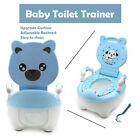 Bear Blue Kids Baby Potty Training Seat Toddler Portable Lovely Toilet Seat Stoo