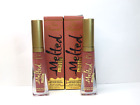TOO FACED LIQUIFIED MATTE LONG WEAR LIPSTICK SELL OUT 0.23 OZ *LOT OF 2* BOXED