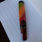 Jamaican Hand-Carved Wood Tiki Totem Wall Mask Bold Colors
