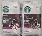 2 STARBUCKS French Roast Dark Whole Bean 100% Arabica Coffee 40 oz / 2.5lb 11/23