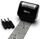 Veltec Identity Protection Anti-Theft Roller Guard Stamp w/ FREE 3 Pack Refills
