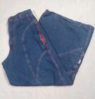 Vintage KIKWEAR Jeans Men's Size 28 90s Rave Wide Leg Jeans Back Pockets Y2k