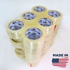 Packing Shipping Tape Clear Tan 24 36 Rolls 2mil 2 3 inch 110 Yards UPS Approved