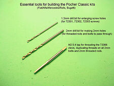 Essential tools for building Pocher Classic kit Fiat Alfa Mercedes Rolls Bugatti