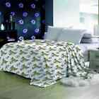 Hedgehog Screamed Line Fox Sky 3D Warm Plush Fleece Blanket Picnic Sofa Couch