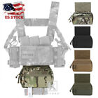 KRYDEX Tactical Drop Dump Pouch SACK Chassis Pack Hook & Loop For Chest Rig Vest