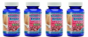 4X Pure Raspberry Ketone Lean 1200 mg Diet Weight Fat Loss capsules