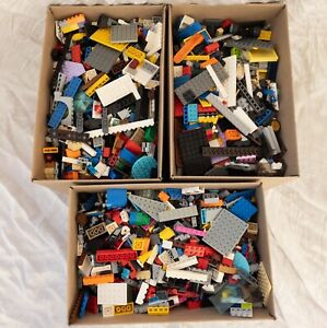 10 Pounds LEGO Bulk Lot Random Bricks Parts Pieces Building Plates Block Washed