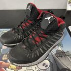 Jordan Super Fly Black 2012 Size 11.5 Mens US Red Grey Basketball Sneakers