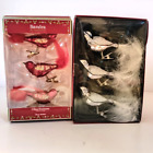 Vintage Bird Clip-on Ornament Glass Christmas Sandra Lee & Holiday Home Lot of 6