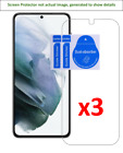 3x Samsung Galaxy S21 5G Screen Protector w/ cloth and installation stickers