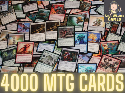 4000+ MAGIC THE GATHERING MTG BULK LOT INSTANT COLLECTION WITH RARES AND FOILS!