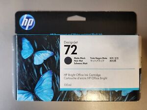 GENUINE HP 72 130-ml Matte Black DesignJet Ink Cartridge, C9370A - EXP. DEC 2023