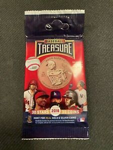 2018 Baseball Treasure coin hobby pack