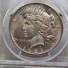 1921 $1 Silver Peace Dollar PCGS MS64 High Relief Collectible Philadelphia coin