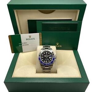 Rolex GMT-Master II Batman 116710BLNR Steel Ceramic Black Dial Watch Box Papers