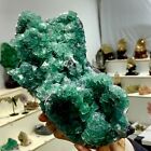 New Listing4.71LB Rare transparent GREEN cubic fluorite mineral crystal sample/China