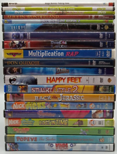 Lot Kids Childrens DVD Movies Shows Thumbelina Popeye Tom & Jerry Antboy Wings