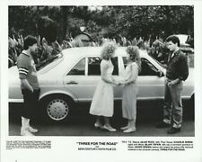 THREE FOR THE ROAD CHARLIE SHEEN & ALAN RUCK ORIGINAL 1987 8X10 PRESS PHOTO