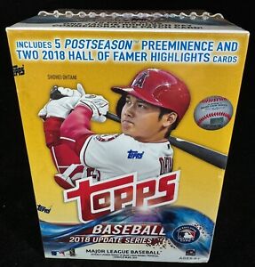 2018 Topps Update Baseball -- Retail Blaster Box -- Factory Sealed