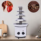Commercial Chocolate Fondue Fountain Equipment 4-Tier Machine Stainless Steel US