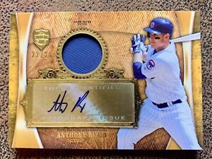 2013 ANTHONY RIZZO Rookie Topps Supreme Auto Relic APR-AR #/25 CUBS YANKEES