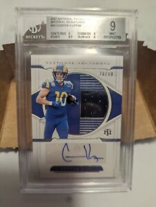 Cooper Kupp BGS 9 2021 National Treasures /99 Patch Auto MS-CK RAMS
