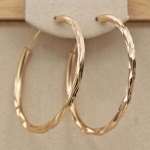 18K Gold Plated Gold Hoop Earrings for Women,Gold Earrings,Jewelry Gifts