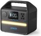 Anker 521 Portable Power Station LiFePO4 Battery Generator A1720111 - Black