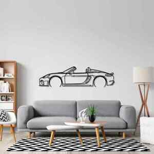 Wall Art Home Decor 3D Acrylic Metal Car Auto Poster USA Silhouette 718 Spyder