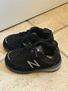 New Balance Toddler 990 Sneaker Shoes, Size 10, Black, Needs Insert