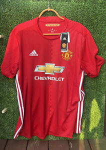 FLASH SALE New 16/17 Manchester United Home Football Soccer Shirt  - XL  📸