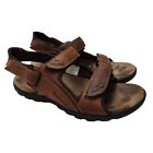 Dunham Mens 11 Leather Fisherman Sandals 3 Adjustable Straps Outdoor Hiking Wate